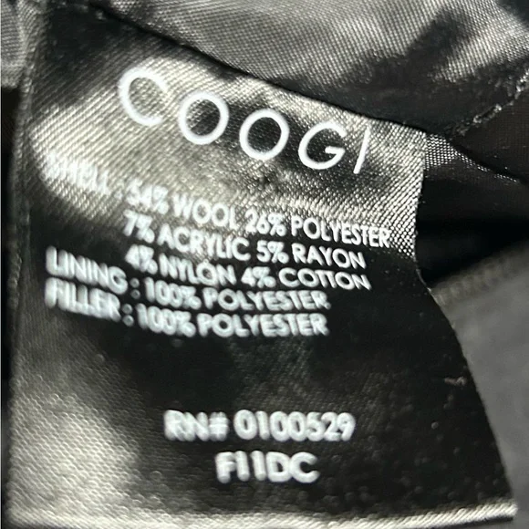 COOGI Dark Gray Military Field Coat- Wool Blend Size 2X - Picture 13 of 14